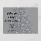 Office Holiday Postcard Feiertagspostkarte (Rückseite)