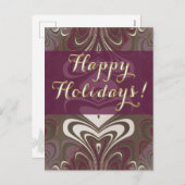 Office Holiday Postcard Feiertagspostkarte (Vorne/Hinten)