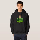 Office Humor Allergic Employee and Manager Work Hoodie (Vorne ganz)