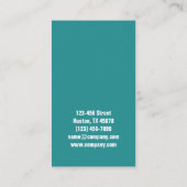 Office Janitorial Services Teppichreinigung Visitenkarte (Rückseite)