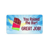 Office-Leckereien Bonbonbonboni für Bar Adressaufkleber (Vorne)