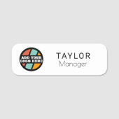 Office-Manager für Unternehmen mit benutzerdefinie Namensschild (Vorderseite)