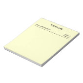 Office Memo Pad (weiß) Notizblock (Rotiert)