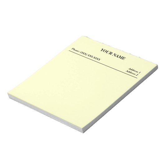 Office Memo Pad (weiß) Notizblock (Rotiert)