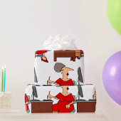 Office-Mitarbeiterin Geschenkpapier