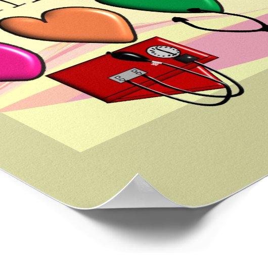 Office Nurse Poster Art (Ecke)