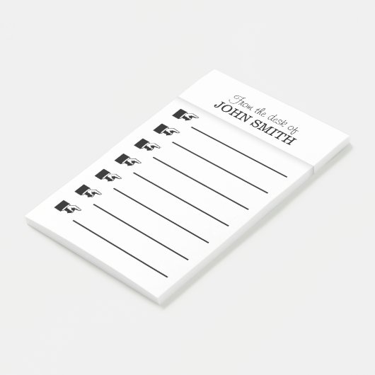 Office-Organisator Post-it®-Note PERSONALISIEREN Post-it Klebezettel (angewinkelt)