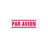 OFFICE PAR AVION MAIL BRIEFMARKE (klein) Permastempel (Design)