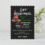 Office-Party Einladung (Stehend Vorderseite)