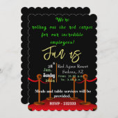 Office-Party Einladung (Vorne/Hinten)