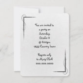 Office Party Erinnerung Post it note Einladung (Rückseite)