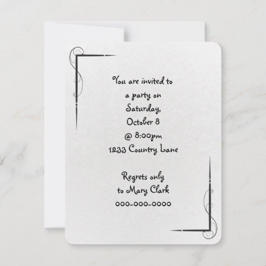 Office Party Erinnerung Post it note Einladung (Rückseite)