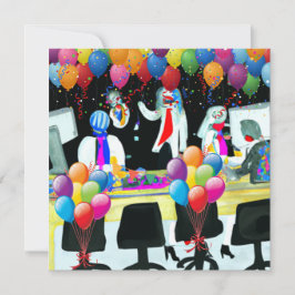 Office-Party Feiertagskarte