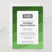 Office-Party mit Firmenlogo - Retro-70er-Streifen Einladung (Vorderseite)