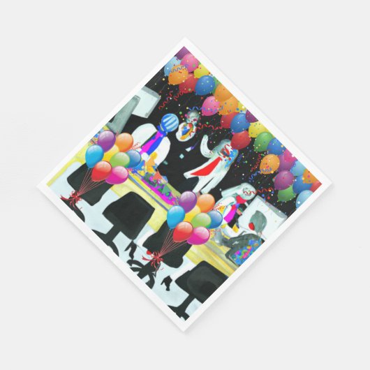 Office-Party Serviette (Ecke)