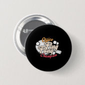 Office Ping Pong Champion Button (Vorne & Hinten)