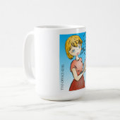 Office Politics Cartoon Tasse (Vorderseite Links)