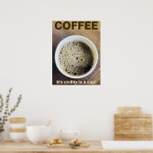 Office Poster - "Kaffee - Das ist zivilisiert in e (Küche)