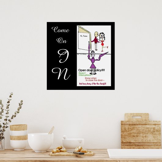 Office Poster/Wall Art Poster (Küche)