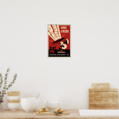 Office-Propaganda: Downloads vermeiden Poster (Küche)