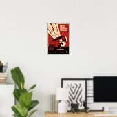 Office-Propaganda: Downloads vermeiden Poster (Heimbüro)