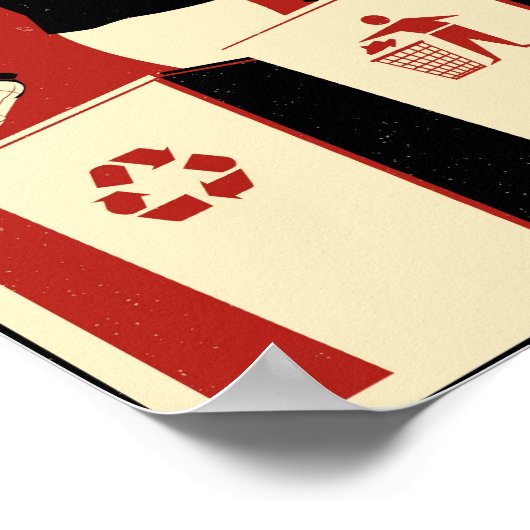 Office Propaganda: Frühstücksraum Poster (Ecke)