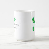 Office Quotes Geld liebt Spaß Dollars Mitarbeiter Kaffeetasse (Mittel)