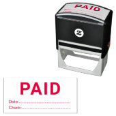 Office Ready Paid With Date And Check Permastempel (Beispiel)