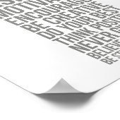 Office-Regeln Poster (Ecke)