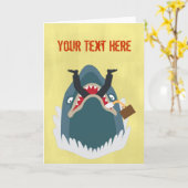 Office Shark Karte (Gelbe Blume)