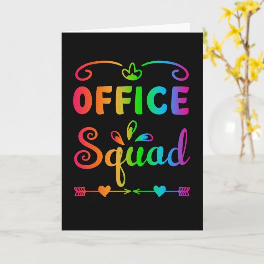 Office Squad Karte (Gelbe Blume)