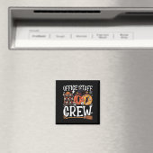 Office Staff Boo Crew Funny Halloween Matching Cos Magnet (In Situ (Geschirrspüler))