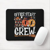 Office Staff Boo Crew Funny Halloween Matching Cos Mousepad (Mit Mouse)