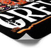 Office Staff Boo Crew Funny Halloween Matching Cos Poster (Ecke)