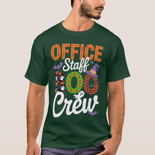 Office Staff Boo Crew Medical School Data Entry gi T-Shirt (Vorderseite)