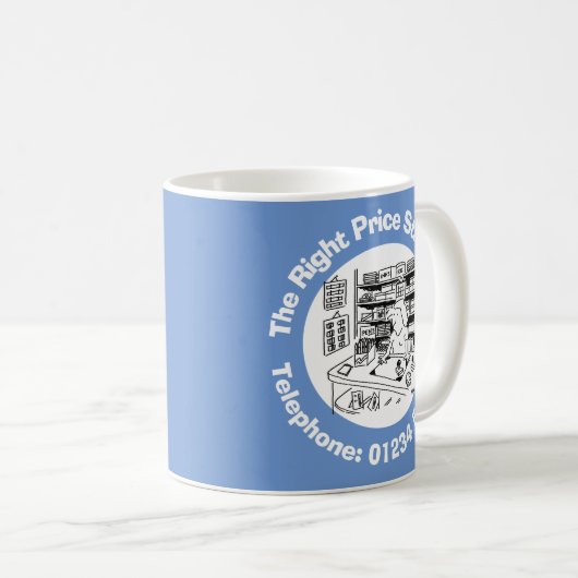 Office Stationers & Printers Business Kaffeetasse (VorderseiteRechts)