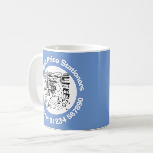 Office Stationers & Printers Business Kaffeetasse (Vorderseite Links)