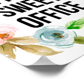 Office Sweet Office, Office-Geschenke, Zitate-Post Poster (Ecke)