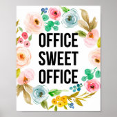 Office Sweet Office, Office-Geschenke, Zitate-Post Poster (Vorne)