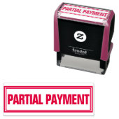 OFFICE - TEILZAHLUNG - SELBSTINKENDE BRIEFMARKE PERMASTEMPEL (Beispiel)