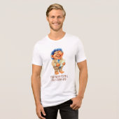 Office Troll Manager Sarcasm Teamleiter Satire Tri-Blend Shirt (Vorderseite voll)