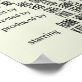 Office US Alternative Art TV Show Large 3 Poster (Ecke)