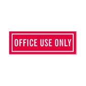 Office Use Only Permastempel (Design)