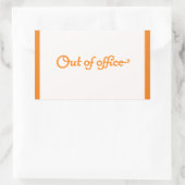 OFFICE VACATION ARBEIT ÜBERLADEN AUSDRÜCKE U RECHTECKIGER AUFKLEBER (Tasche)