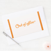OFFICE VACATION ARBEIT ÜBERLADEN AUSDRÜCKE U RECHTECKIGER AUFKLEBER (Umschlag)