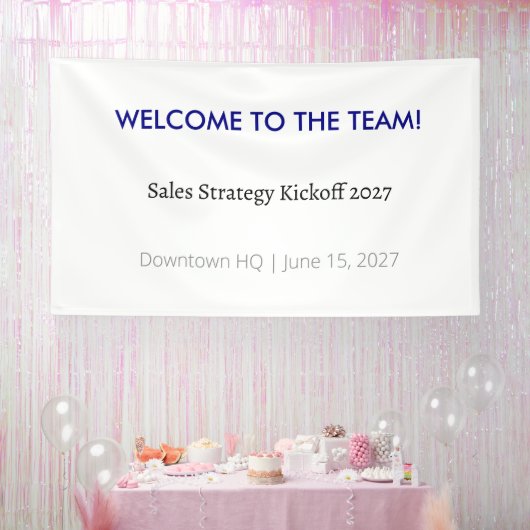 Office Vinyl Banner (Corporate Event) (Party)