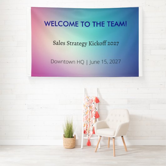 Office Vinyl Banner (Corporate Event) (Insitu)