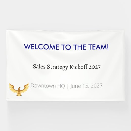 Office Vinyl Banner (Corporate Event) (Horizontal)