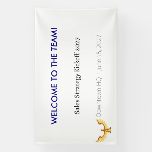 Office Vinyl Banner (Corporate Event) (Vertikal)