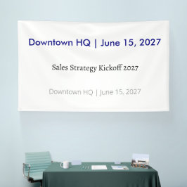 Office Vinyl Banner (Corporate Event)